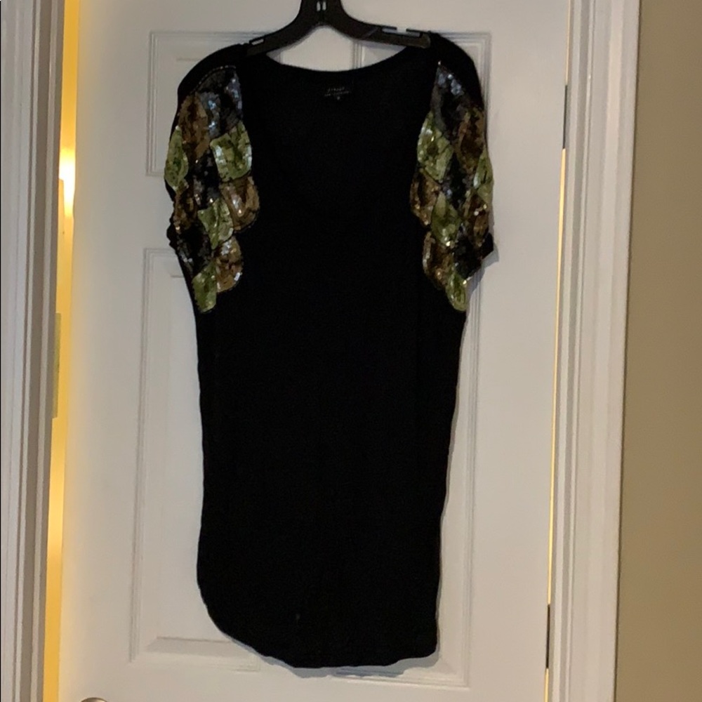 Off the shoulder sequin top from t-bags